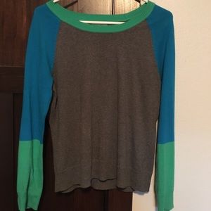 Grey, Green and Blue Sweater